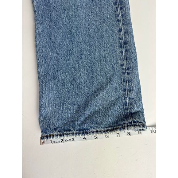 Levi’s 501 Size 38x30 Men’s Distressed Jeans Medium Wash Original Fit Straight - Picture 12 of 12